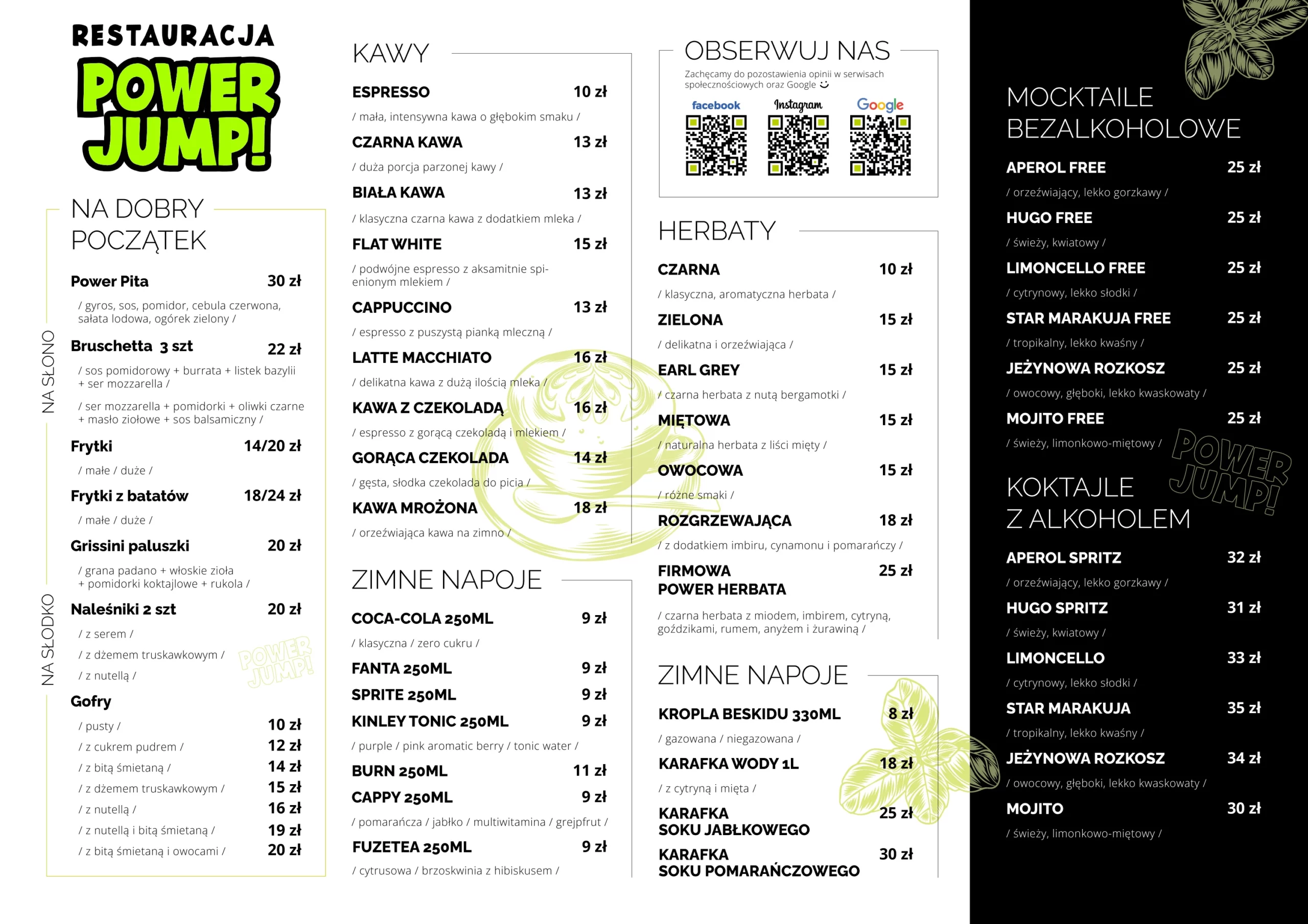 POWER JUMP Restauracja